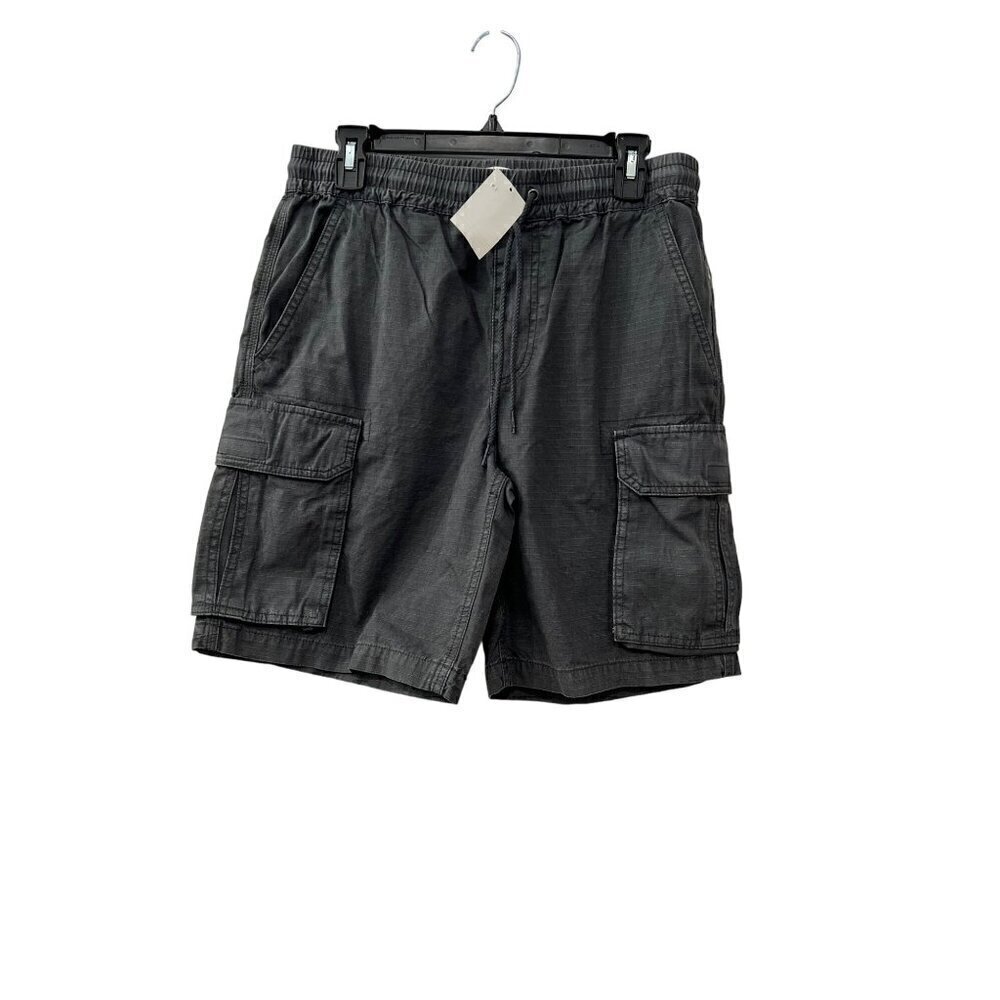 New PACSUN Size S Baggy Marc longline cargo shorts with Pockets Grey